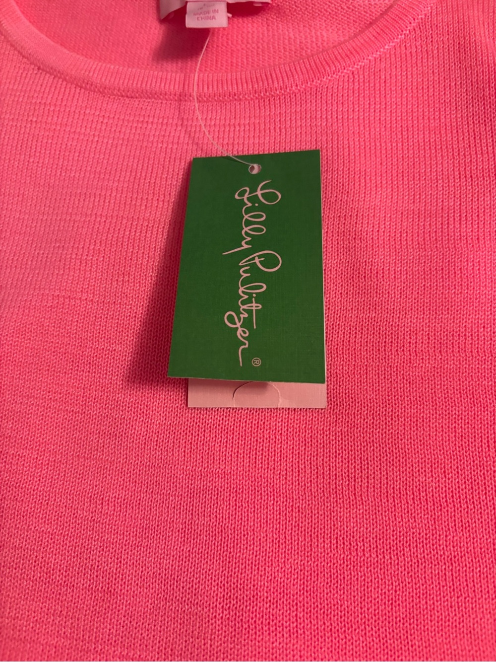 NWT Lilly Pulitzer size Large 8-10 pink sunset Tierneigh sweater - Picture 4 of 11
